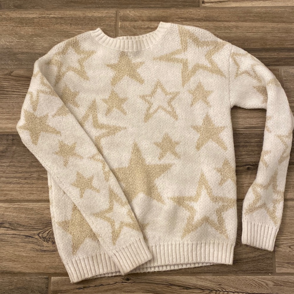 Women’s xs glittery star sweater